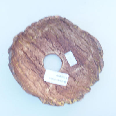 Keramická Skořápka 12 x 12 x 5 cm, barva hnědožlutá - 3