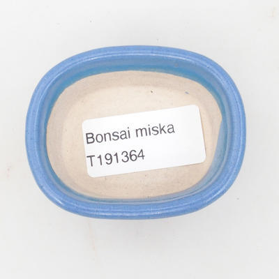 Mini bonsai miska 6,5 x 5 x 2,5 cm, barva modrá - 3
