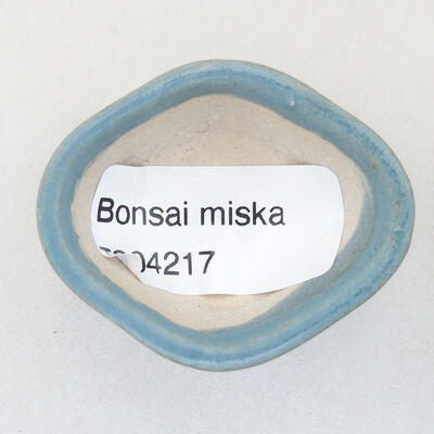 Mini bonsai miska 4 x 3 x 2 cm, barva modrá - 3