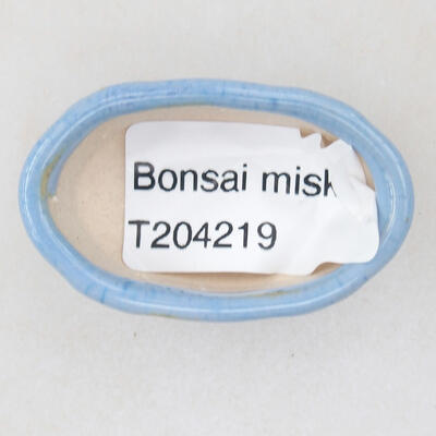 Mini bonsai miska 4 x 2,5 x 1,5 cm, barva modrá - 3