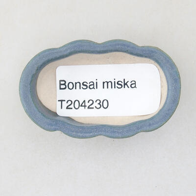 Mini bonsai miska 5 x 3 x 1,5 cm, barva modrá - 3