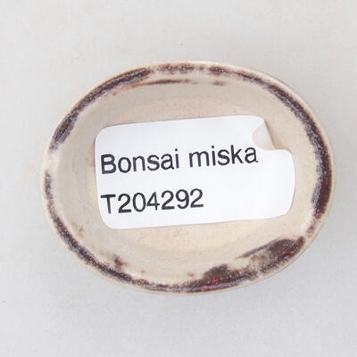 Mini bonsai miska 4 x 3 x 2 cm, barva červená - 3