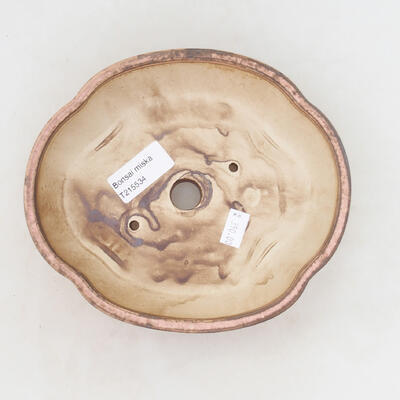 Keramická bonsai miska 18 x 15,5 x 4,5 cm, barva růžová - 3
