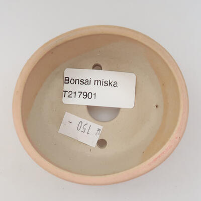 Keramická bonsai miska 8 x 7 x 4 cm, barva růžová - 3