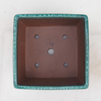 Bonsai miska 19,5 x 19,5 x 10 cm, barva zelená - 3