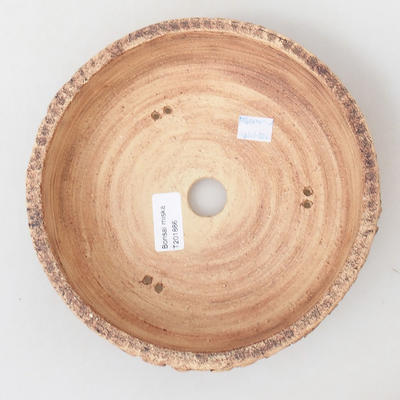 Keramická bonsai miska 20,5 x 20,5 x 6,5 cm, barva praskaná režná - 3