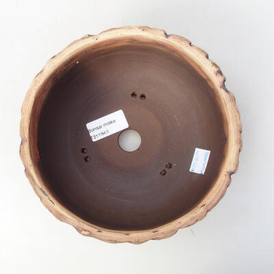 Keramická bonsai miska 18 x 18 x 7 cm, barva praskaná - 3