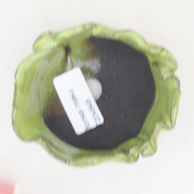 Keramická Skořápka 8 x 7,5 x 5 cm , barva  zelená - 3