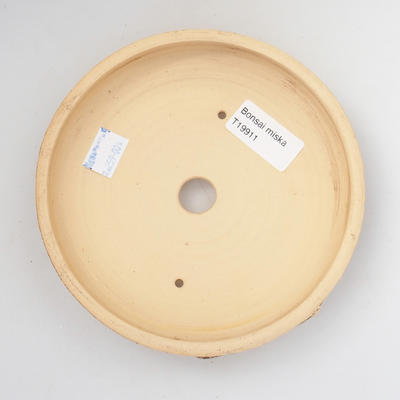 Bonsai miska 15,5 x 15,5 x 3  cm, barva režná - 3
