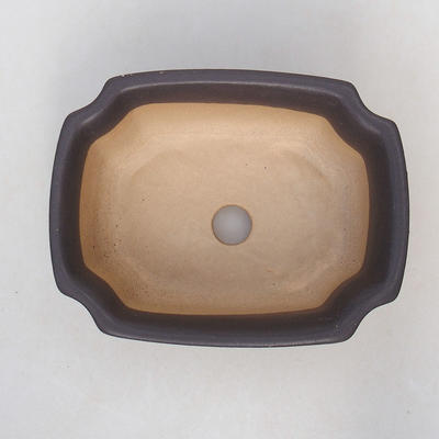Bonsai miska H 01 - 11,5 x 9 x 5 cm, černá matná - 3