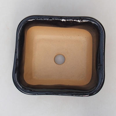 Bonsai miska H 38 - 12 x 10 x 5,5 cm, černá lesklá - 3