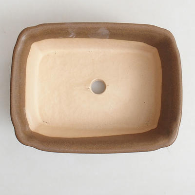 Bonsai miska 16,5 x 12 x 6 cm, hnědá - 3