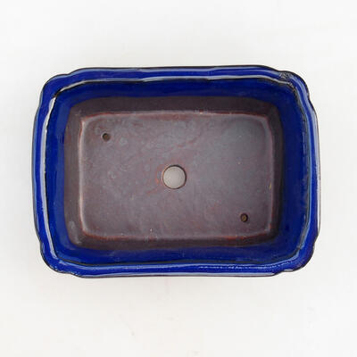 Bonsai miska 16,5 x 12 x 6 cm, modrá oxid - 3