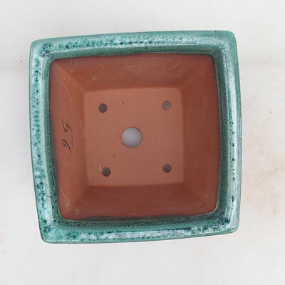 Bonsai miska 14,5 x 14,5 x 8,5 cm, barva zelená - 3