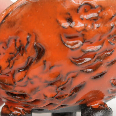 Keramická Skořápka  9 x 9 x 5 cm, barva oranžová - 3