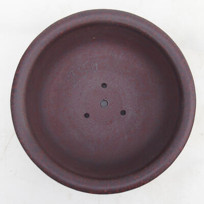 Bonsai miska 14 x 14 x 5 cm, barva hnědočervená - 3