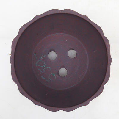 Bonsai miska 19 x 19 x 9,5 cm, barva hnědočervená - 3