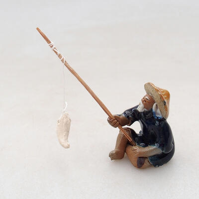 Keramická figurka - Rybář F4 - 3