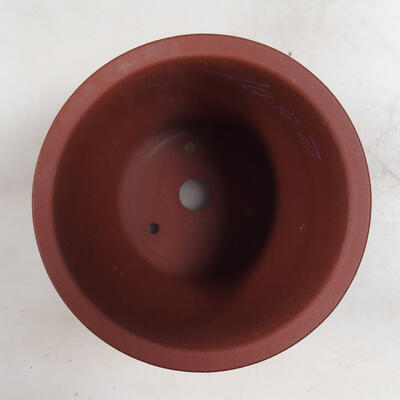 Bonsai miska 10,5 x 10,5 x 10 cm, barva cihlová - 3