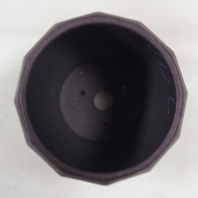 Bonsai miska 12 x 12 x 11 cm, barva hnědočervená - 3