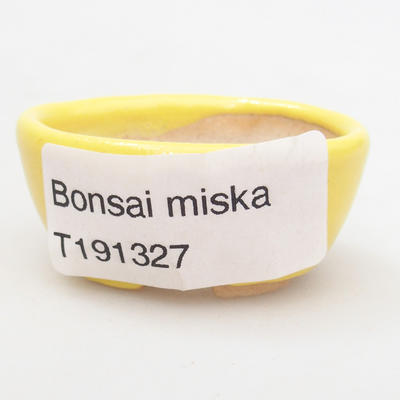 Mini bonsai miska 4,5 x 3 x 2 cm, barva žlutá - 4